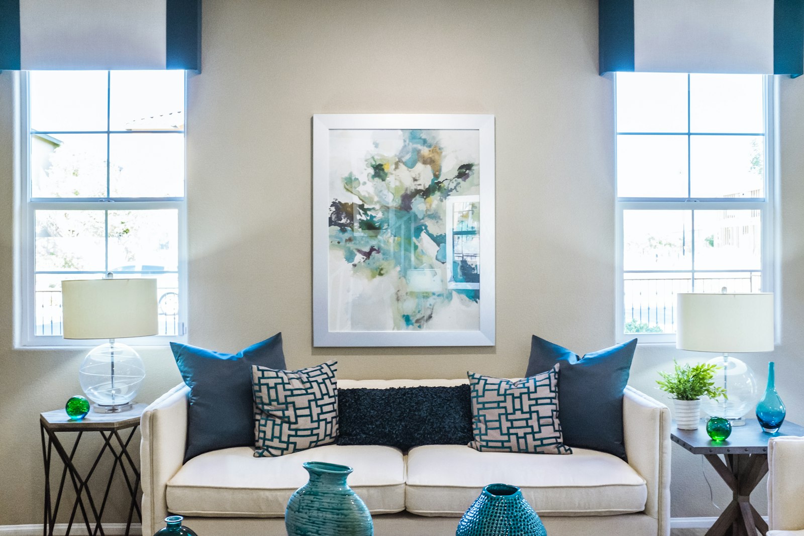 Bright residential interior with freshly installed wood flooring
